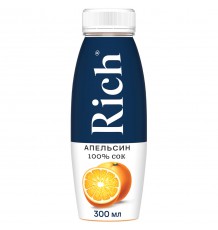 Сок Rich Апельсин, ПЭТ, 0,3 л