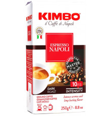 Кофе молотый Kimbo Espresso Napoletano вакуумная упаковка, 250 г