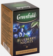 Чай Greenfield Blueberry Nights Черный Листовой, 100 г