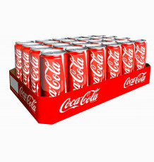 Газированный напиток Coca-Cola Classic, ж/б, 0,33 л х 12 шт